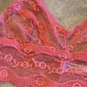 Floral Lace Mesh Bralette